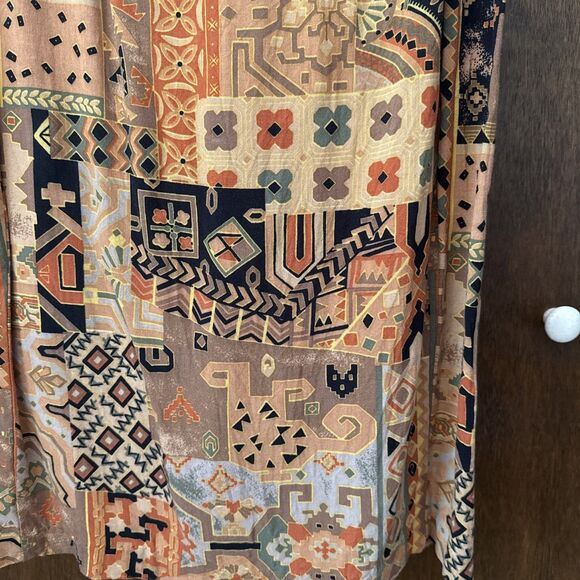 Vintage Button Skirt Set W/ Sleeveless Top Excellent Condition USA ? 70’s Sz Sm - Picture 15 of 16